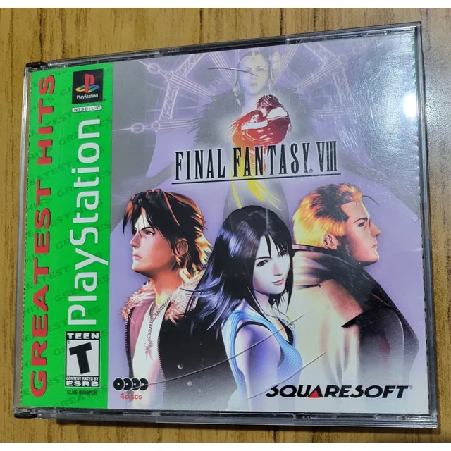 Final Fantasy Viii Para Ps1 Completo Original Americano