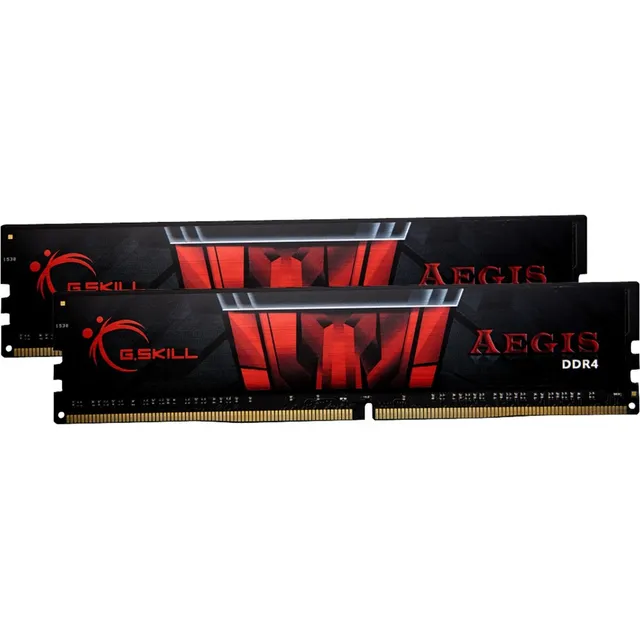 Mem. Ram G.skill Aegis, 32gb (16x2) Ddr4 3200 Mhz. Negro