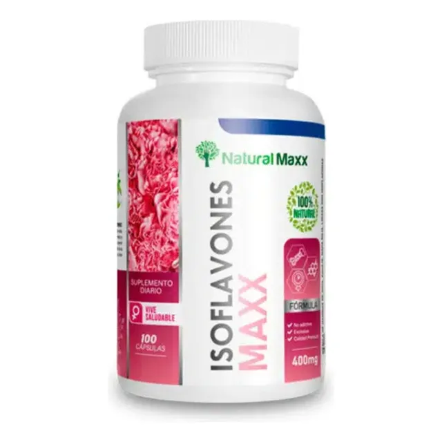 Isoflavones 400mg Naturalmaxx Salud Hormonal 100 Capsulas