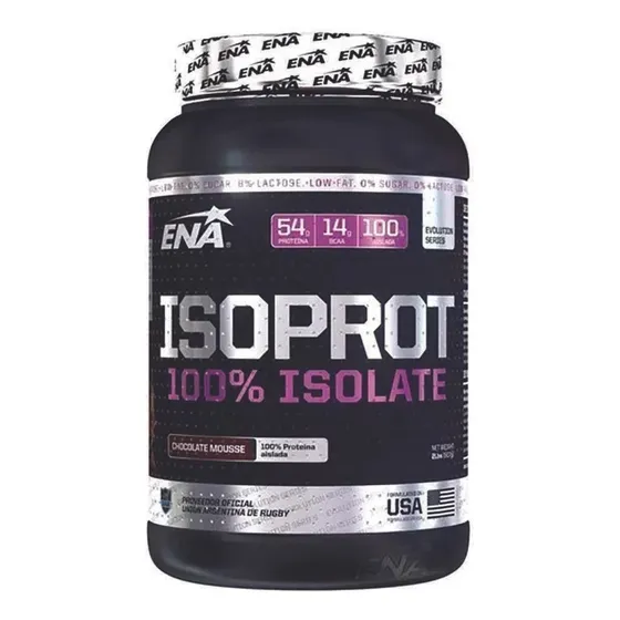 Suplemento ENA Sport Whey protein Isoprot 907g en Polvo Sabor Chocolate Mouse Rapida Asimilacion