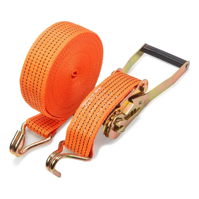 Cinta Amarrar Carga Com Catraca 5t Caminhão Carreta 10m 50mm