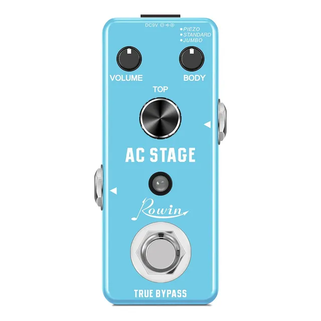Pedal Simulador De Guitarra Acústica Rowin Acoustic Ac Stage