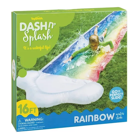 Tobogán Acuático Inflable Rainbow Juego De Playa Toysmith 