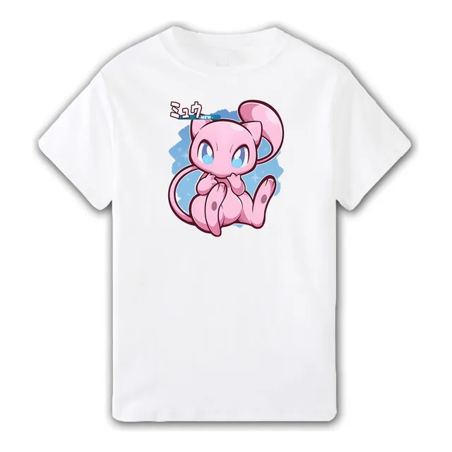 Remera Mew Pokemon - Talles Especiales Niños Aesthetic 