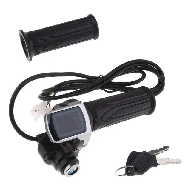 Mt. Manillar Con Pantalla Digital Led Empuñadura Lateral