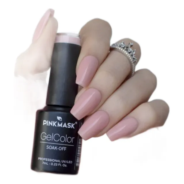 Pink Mask Gel Color Uv/led Semipermanente 7ml