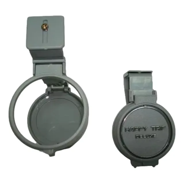 Porta Vaso Plástico Gris/rojo Universal Para Vehículo
