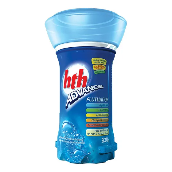 Flotador de cloro para piscina Advanced Hth 830 g