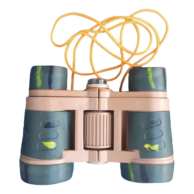 Binoculares  Largavistas Para Niños 10 Cm Con Brújula