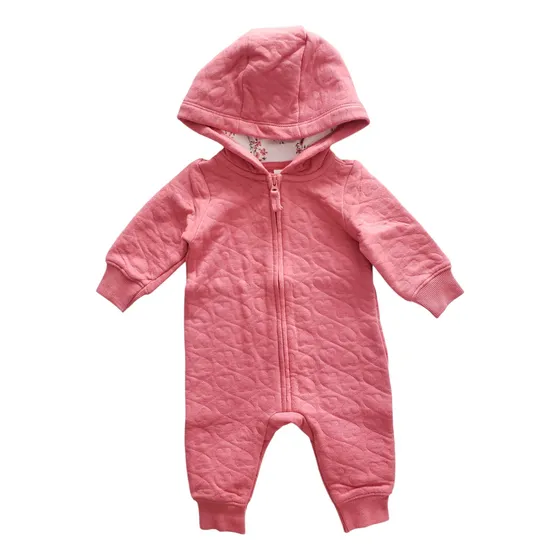 Astronauta Enterito Carters De Algodón Beba Coral Oscuro Coral Oscuro Corazones 3 Meses