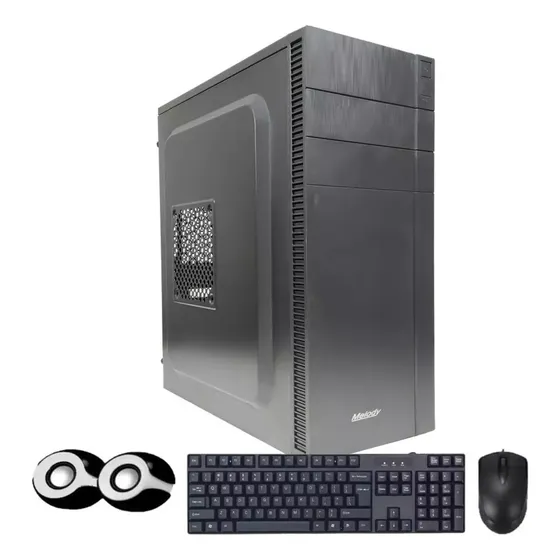 Gabinete Kit Melody Teclado Parlantes Mouse Fuente 550w