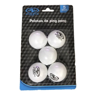 5 Pelotas Ping Pong Athletic Work 5 Pelotas Ping Pong Athletic Work