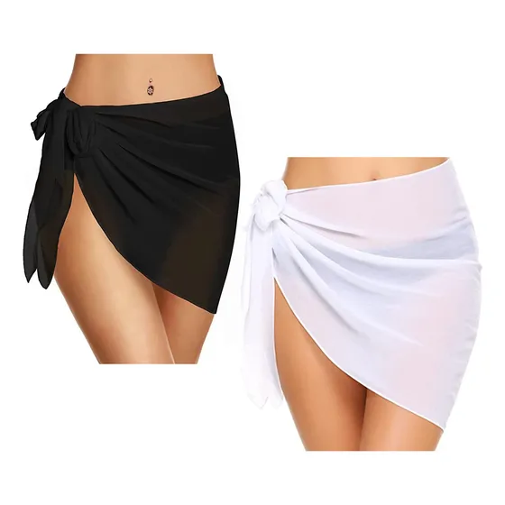 2 Pareos Playeros Bañador Bikini Vestido De Playa Para Mujer