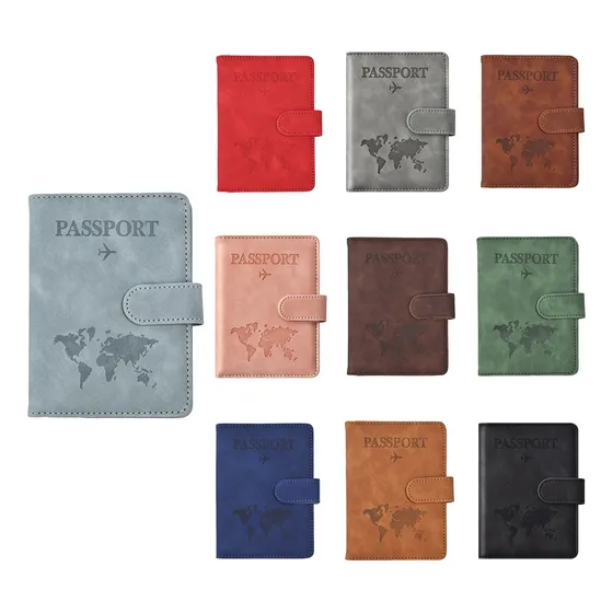 Porta Pasaporte Funda Protectora Espacio Para Visa Rfid Viaj