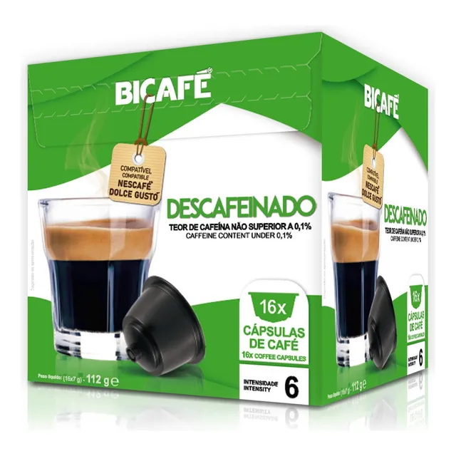 Cápsula Bicafé Descafeinado P/ Máquinas Dolce Gusto*