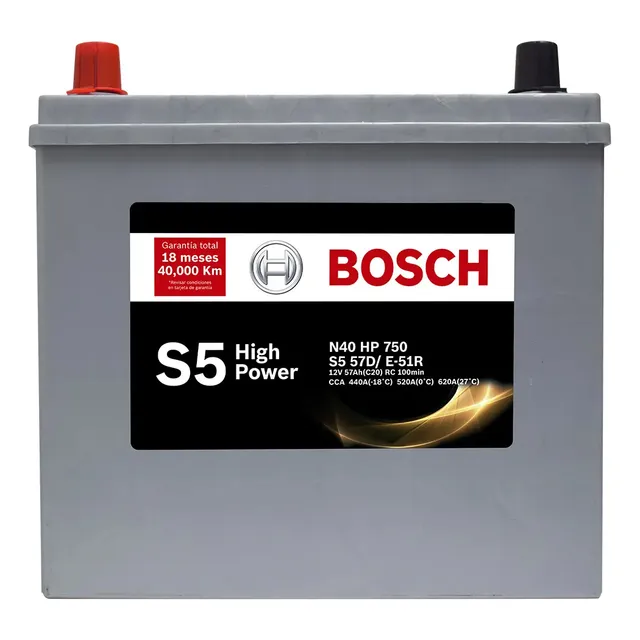 Batería Bosch S5-n40d(ford-courier)(dongfeng-c37)