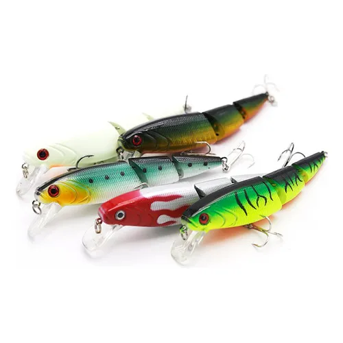 Carnada De Pesca Señuelo De Pez Cola Articulado Linnhue
