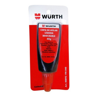 Cinta De Aislar Líquida Brochable 40g Wurth (1 Pza) Cinta De Aislar Líquida Brochable 40g Wurth (1 Pza)