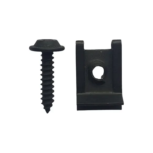 Chaveta #8 Corta Con Tornillo Tuerca Tipo U Grapa Paquete 10