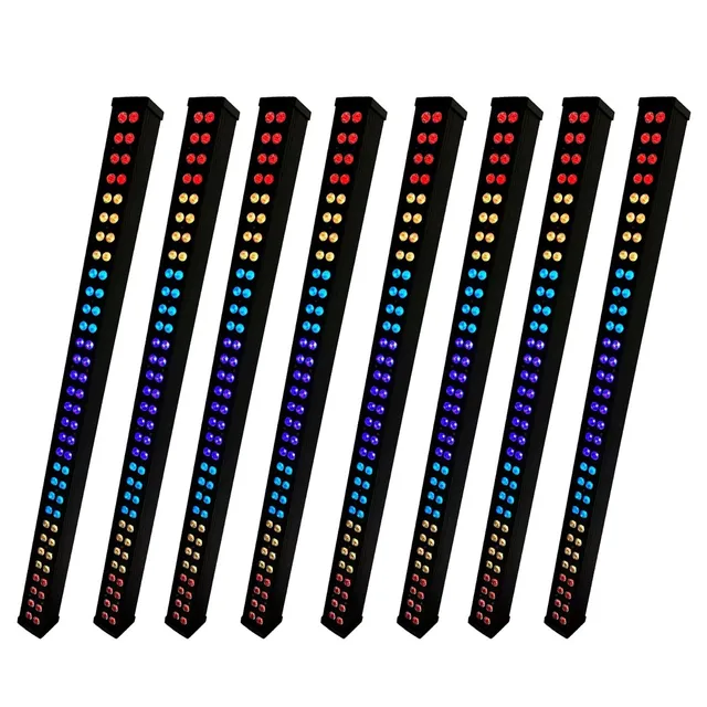 Schalter Barra Led 64x2w Rgb 3 En 1 Hi Power 8 Piezas Msi