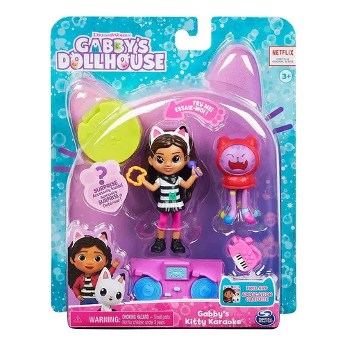 Accesorio para karaoke Gabby's Dollhouse, juguete mágico para casa de muñecas