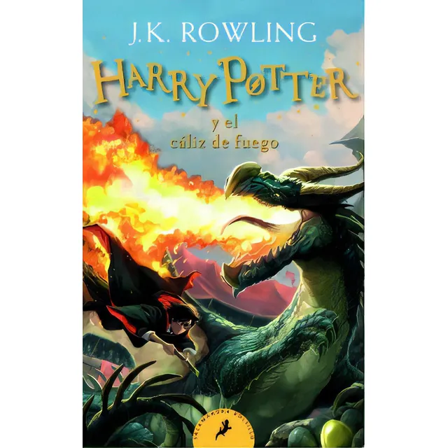 Harry Potter 4 Y El Cáliz De Fuego. J. K. Rowling. Editorial Salamandra En Español. Tapa Blanda