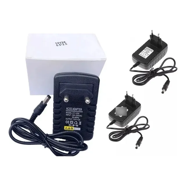 Pack 3 Fuente De Poder Adaptador Transformador Dc 12v 2a