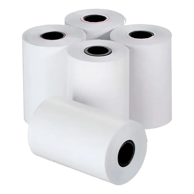 Rollo Térmico 57mm X 20mts ideal Pos 80 Rollos Color Blanco