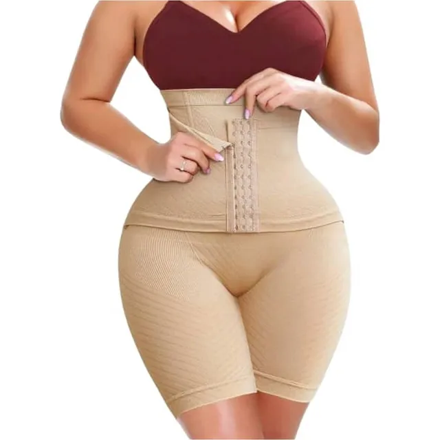 Faja Tipo Short Corset 3 Ganchos Moldeadora Reductora Chacao