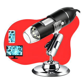 Microscopio Digital Hd 1600x Câmera 2.0 Mp Usb Celular Pc Microscopio Digital Hd 1600x Câmera 2.0 Mp Usb Celular Pc