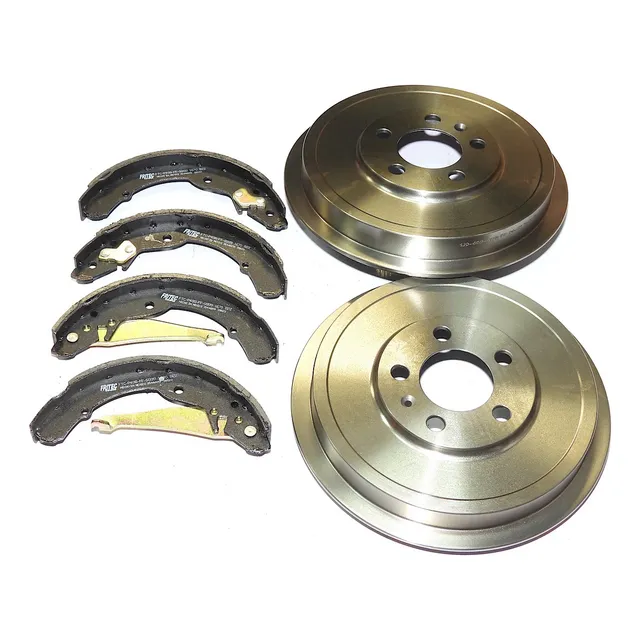 Par Tambor Traseros Con Balatas, Vw Jetta A4 08-2015 Clasico