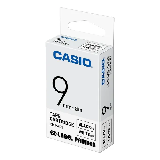 Cinta Para Rotuladora Casio Xr-9we1 - 9mm Va En Kl60 Impacto