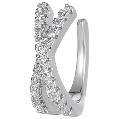 Piercing Argola Falso Fake Dourado Prata Pedra Zirconia