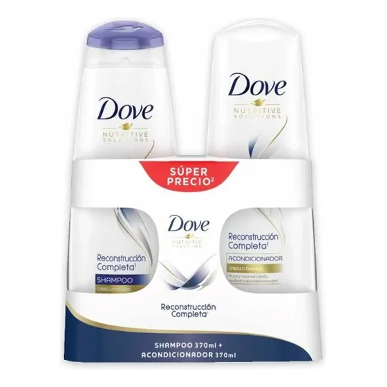 Shampoo Dove 400 Ml + Acondicionador Dove 370 Ml Oferta