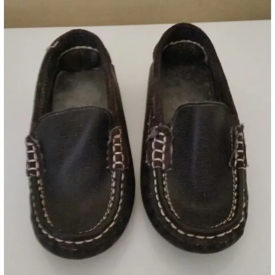 Zapatos Negros Mocasin Talla 24