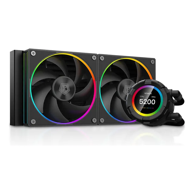 Watercooler Id-cooling Sl240 Space Lcd Black Rgb