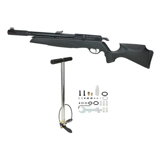 Carabina Gamo Pcp Arrow 5,5 Com Supressor + Bomba Pneumática