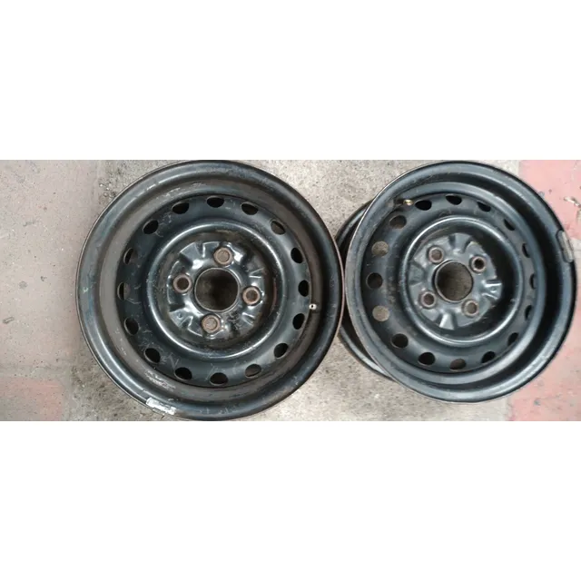 2 Llantas Aro 14, 4x100 Susuki Spresso Negro