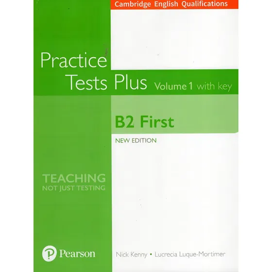 Libro Practice Tests Plus Vol 1 B2 First With Key Pearson Tapa Blanda