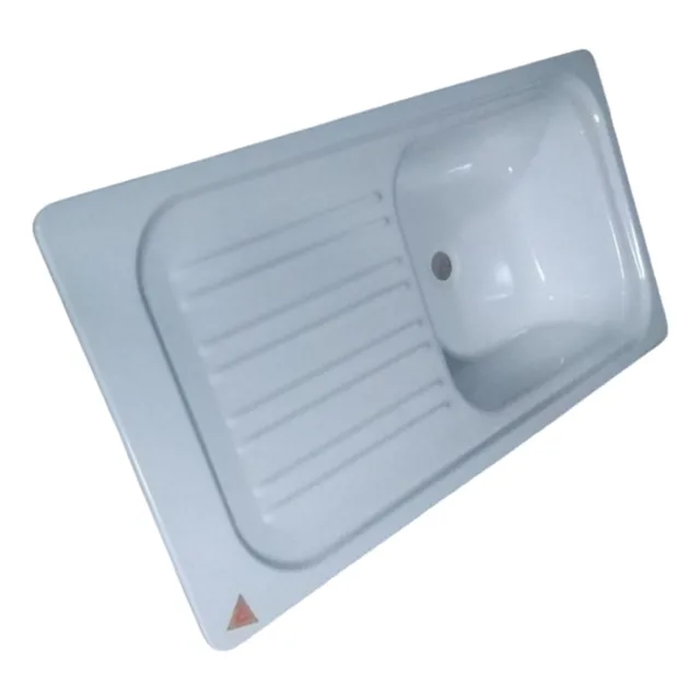 Lavadero De Cocina De Acero Esmaltado Récord (liquidación )