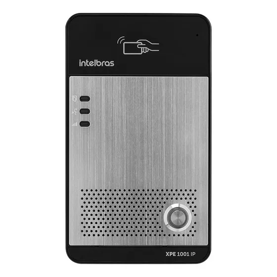 Xpe 1001 Ip Porteiro Eletrônico Ip De Tecla Única Intelbras