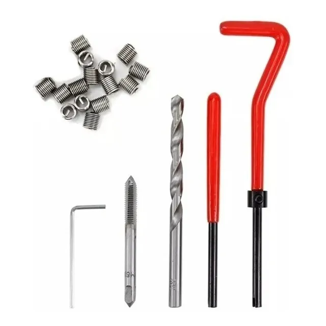 Kit Reparación Roscas M6 Dañadas Para Carter De Motos 25pcs