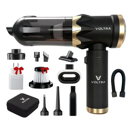 Aspiradora Sopladora 3 en 1 Voltra Black Edition Inalámbrica 450ml