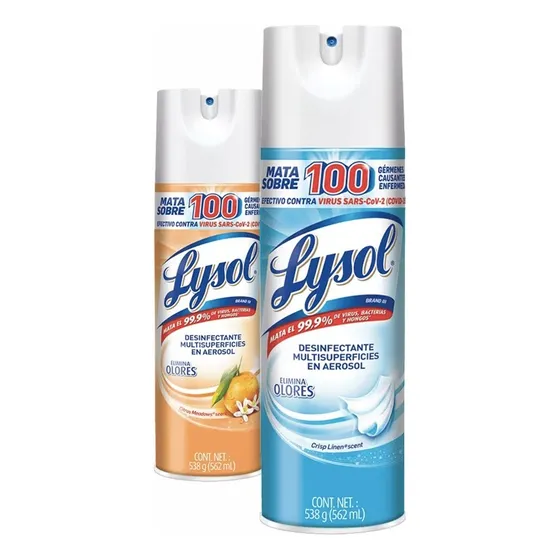 Lysol Desinfectante En Aerosol 562 Ml - Variedades
