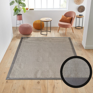 Tapete De Sisal Gris 100% Fibra Natural 1.15x1.60mts Tapete De Sisal Gris 100% Fibra Natural 1.15x1.60mts