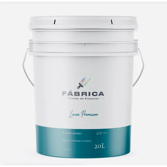 Pintura Latex Interior Y Exterior Lavable Fabrica  20 Lts
