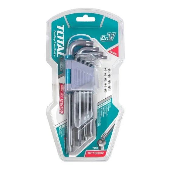Tht106392 Set De Llaves Torx Cr-v 9pcs Brazo Largo