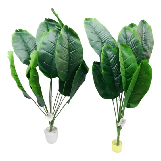 Plantas Artificiales De 80 Cm Alto, Hojas De Árbol