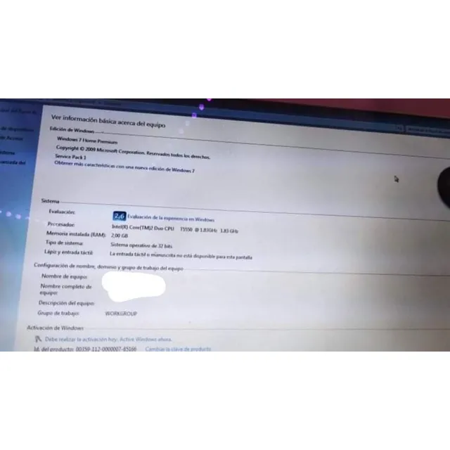 Dell Inspiron 1720 (sin Cargador, Ver Descripción)