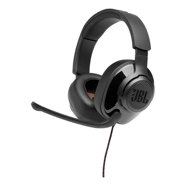 Auriculares Gaming Jbl Quantum 200 Alámbricos Negros Grande